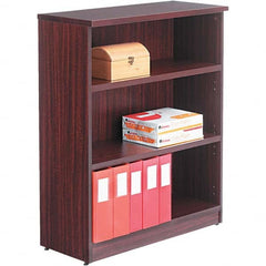 ALERA - Bookcases Height (Inch): 39-3/4 Color: Mahogany - Industrial Tool & Supply