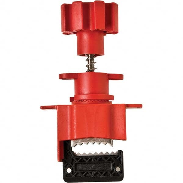 Brady - Pneumatic & Valve Lockouts Type: Universal Valve Lockout Maximum Valve Handle Size (Inch): 1.600 - Industrial Tool & Supply