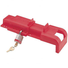 Brady - Pneumatic & Valve Lockouts Type: Butterfly Valve Lockout Maximum Valve Handle Size (Inch): 2 - Industrial Tool & Supply