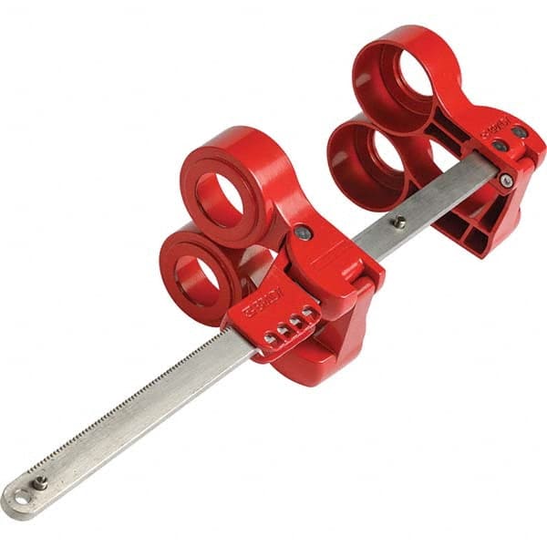 Brady - Pneumatic & Valve Lockouts Type: Gate Valve Lockout Maximum Valve Handle Size (Inch): 14 - Industrial Tool & Supply