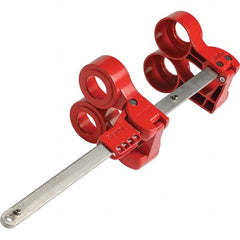 Brady - Pneumatic & Valve Lockouts Type: Gate Valve Lockout Maximum Valve Handle Size (Inch): 14 - Industrial Tool & Supply
