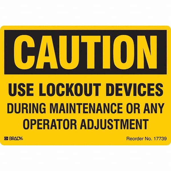 Brady - Safety & Facility Labels Message Type: Accident Prevention Header: CAUTION - Industrial Tool & Supply
