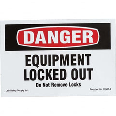 Brady - Safety & Facility Labels Message Type: Accident Prevention Header: DANGER - Industrial Tool & Supply
