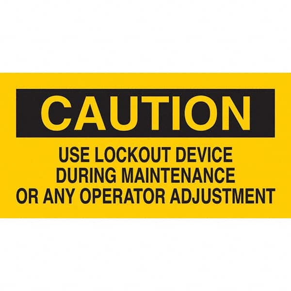 Brady - Safety & Facility Labels Message Type: Accident Prevention Header: CAUTION - Industrial Tool & Supply