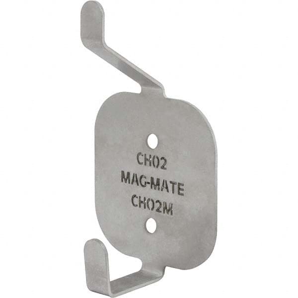 Mag-Mate - Coat & Hat Hooks Type: Double Coat and Hat Hook Projection: 2-15/64 (Inch) - Industrial Tool & Supply