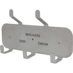 Mag-Mate - Coat & Hat Hooks Type: Double Coat & Hat Hook w/ Magnetic Mount Projection: 2-41/64 (Inch) - Industrial Tool & Supply