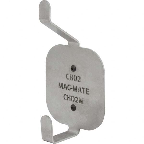 Mag-Mate - Coat & Hat Hooks Type: Double Coat & Hat Hook w/ Magnetic Mount Projection: 2-35/64 (Inch) - Industrial Tool & Supply