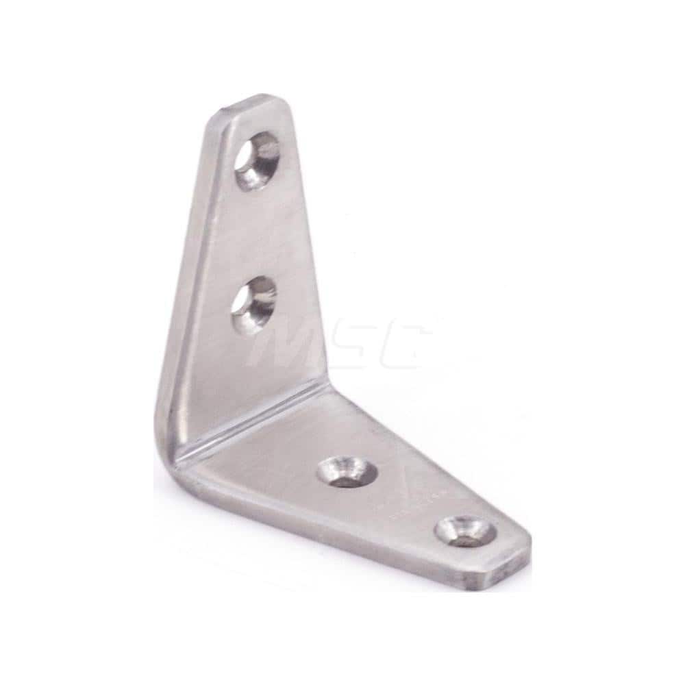 Brackets; Type: Angle Bracket; Length (mm): 40.00; Width (mm): 25.00; Height (mm): 40.0000; Load Capacity (Lb.): 18.000; Finish/Coating: Satin; Minimum Order Quantity: 304 Stainless Steel; Material: 304 Stainless Steel