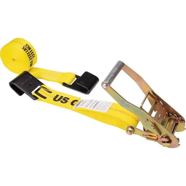 US Cargo Control - Slings & Tiedowns (Load-Rated) Type: Ratchet Tie Down Width (Inch): 2 - Industrial Tool & Supply