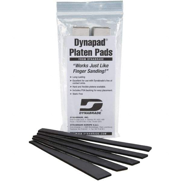 Dynabrade - Power Sander Platen Pads - For Use with Dynafile Abrasive Belt Machines - Industrial Tool & Supply