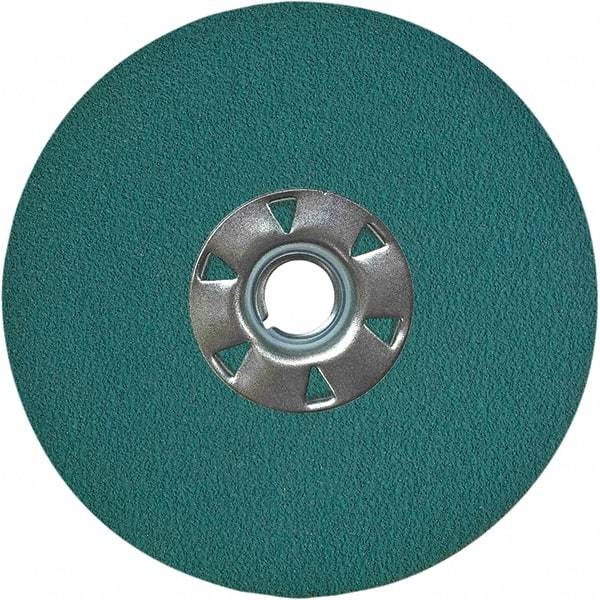 VSM - 7" Diam 7/8" Hole 50 Grit Fiber Disc - Coarse Grade, Zirconia Alumina, 8,000 Max RPM, Series ZF047 - Industrial Tool & Supply