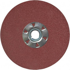 VSM - 7" Diam 7/8" Hole 80 Grit Fiber Disc - Medium Grade, Aluminum Oxide, 8,000 Max RPM, Series KF708 - Industrial Tool & Supply