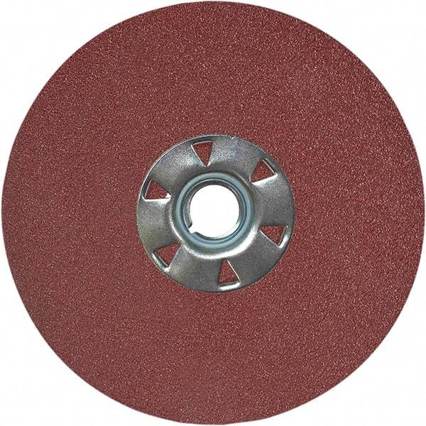 VSM - 7" Diam 7/8" Hole 24 Grit Fiber Disc - Very Coarse Grade, Aluminum Oxide, 8,000 Max RPM, Series KF708 - Industrial Tool & Supply