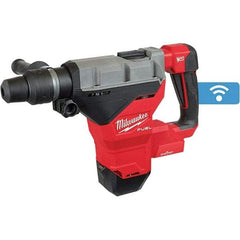 Milwaukee Tool - 18 Volt 1-3/4" SDS Max Chuck Cordless Rotary Hammer - 2900 BPM, 380 RPM, Reversible - Industrial Tool & Supply