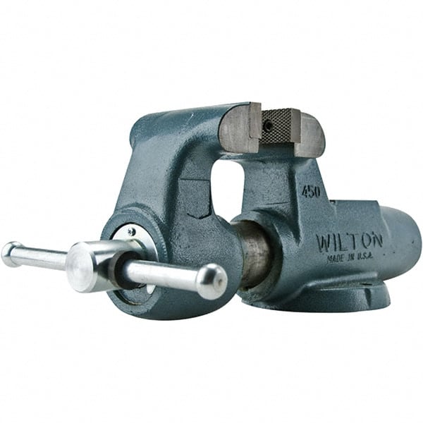 Wilton - Bench Vises Jaw Width (Inch): 3 Jaw Opening Capacity (Inch): 4-3/4 - Industrial Tool & Supply