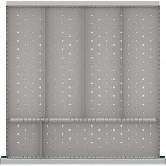 LISTA - 6-Compartment Drawer Divider Layout for 3.15" High Drawers - Industrial Tool & Supply