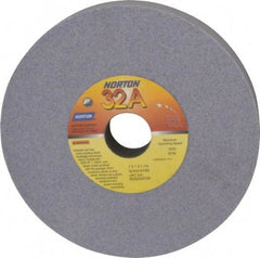 Norton - 7" Diam x 1-1/4" Hole x 1" Thick, K Hardness, 60 Grit Surface Grinding Wheel - Aluminum Oxide, Type 1, Medium Grade, 3,600 Max RPM, Vitrified Bond, No Recess - Industrial Tool & Supply