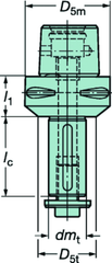 C53911032025 CAPTO ADAPTER - Industrial Tool & Supply