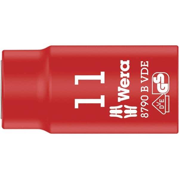 Wera - 3/8" Drive, Standard Hand Socket - Industrial Tool & Supply