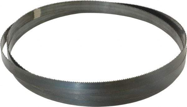 Starrett - 14 TPI, 5' 8" Long x 1/2" Wide x 0.025" Thick, Welded Band Saw Blade - Carbon Steel, Toothed Edge, Raker Tooth Set, Flexible Back, Contour Cutting - Industrial Tool & Supply