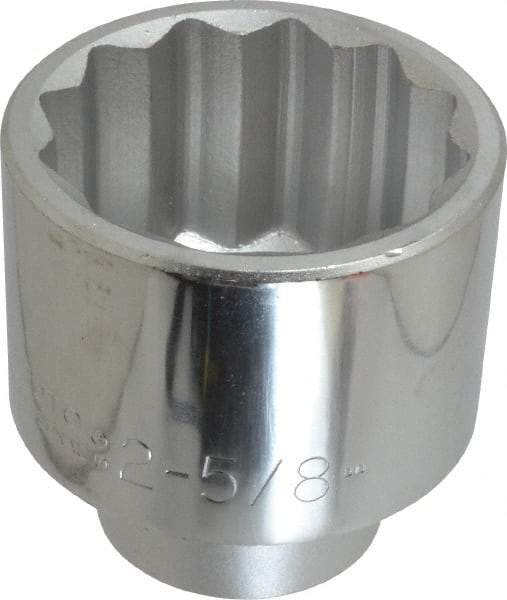 Proto - 2-5/8", 1" Drive, Standard Hand Socket - 12 Points, 4-1/8" OAL - Industrial Tool & Supply