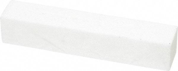 Norton - 150 Grit Aluminum Oxide Square Dressing Stick - 4 x 3/4 x 3/4, Very Fine Grade, Vitrified Bond - Industrial Tool & Supply