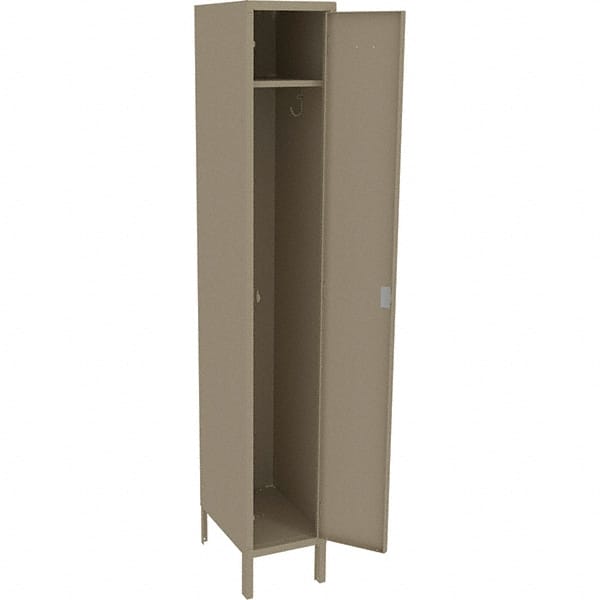 Tennsco - 1 Door, 1 Tier, Welded Locker - Industrial Tool & Supply