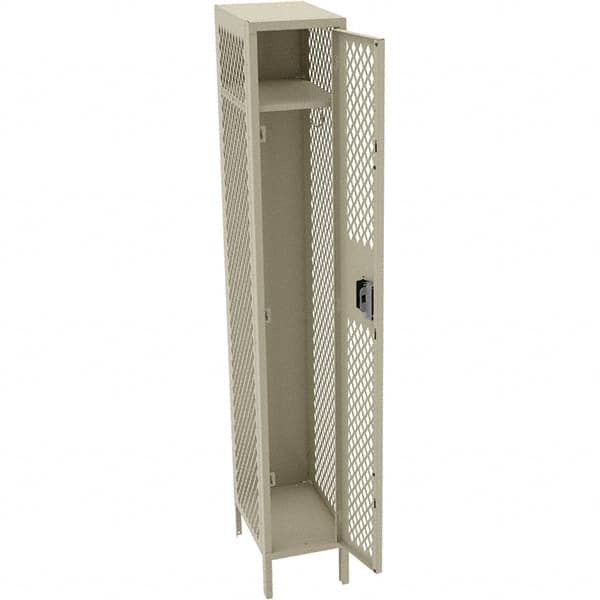 Tennsco - 1 Door, 1 Tier, Welded Locker - Industrial Tool & Supply