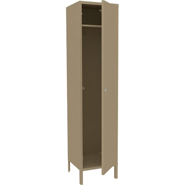 Tennsco - 1 Door, 1 Tier, Welded Locker - Industrial Tool & Supply
