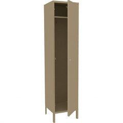 Tennsco - 1 Door, 1 Tier, Welded Locker - Industrial Tool & Supply