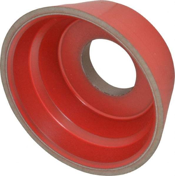 Norton - 3-3/4" Diam, 1-1/4" Hole Size, 1-1/2" Overall Thickness, 120 Grit, Type 11 Tool & Cutter Grinding Wheel - Fine Grade, CBN, Resinoid Bond - Industrial Tool & Supply