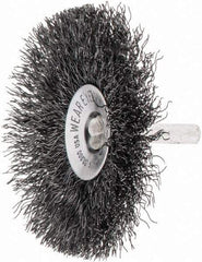 Anderson - 1/8" Shank Diam, Cup Brush - 0.0118 Wire Diam - Industrial Tool & Supply