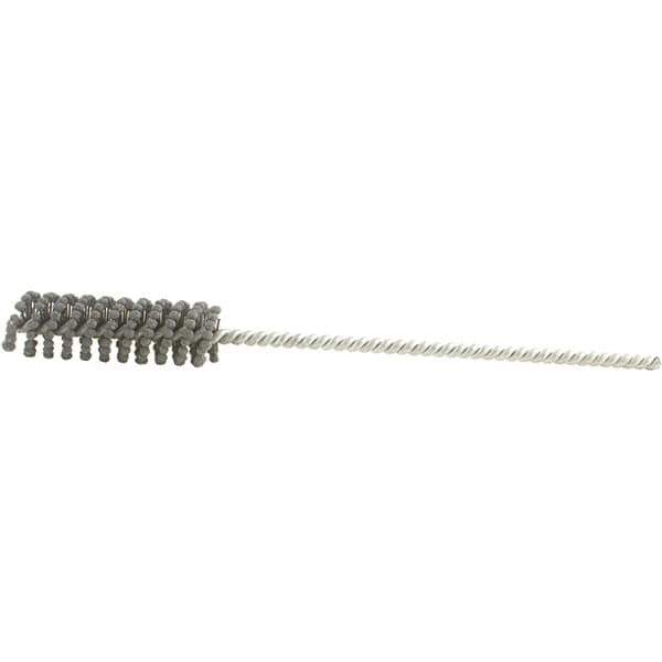 Brush Research Mfg. - 14mm Bore Diam, CBN Flexible Hone - Fine, 2-1/2" OAL - Industrial Tool & Supply