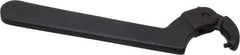 Proto - 3/4" to 2" Capacity, Black Oxide Finish, Adjustable Pin Spanner Wrench - 6-3/8" OAL, 1/8" Hook Pin Height - Industrial Tool & Supply