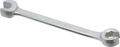 Proto - 7/16 x 7/16", Satin Finish, Combination Flare Nut Wrench - 6 Points, 6-1/32" OAL, Steel, Double End Head - Industrial Tool & Supply