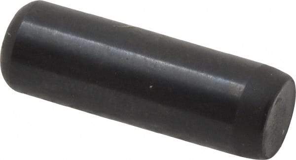 Holo-Krome - 1/4" Diam x 3/4" Pin Length 4000 Alloy Steel Oversized Dowel Pin - Black Luster Finish, C 47-58 & C 60 (Surface) Hardness, 1 Beveled & 1 Rounded End - Industrial Tool & Supply