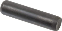 Holo-Krome - 1/4" Diam x 1" Pin Length 4000 Alloy Steel Oversized Dowel Pin - Black Luster Finish, C 47-58 & C 60 (Surface) Hardness, 1 Beveled & 1 Rounded End - Industrial Tool & Supply