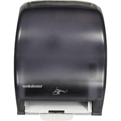 PRO-SOURCE - Hands Free, Plastic Paper Towel Dispenser - 1 Roll 8", Black - Industrial Tool & Supply