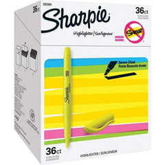 Sharpie - Markers & Paintsticks Type: Marker Color: Yellow - Industrial Tool & Supply