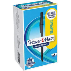 Paper Mate - Pens & Pencils Type: Ball Point Pen Color: Black - Industrial Tool & Supply