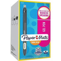 Paper Mate - Pens & Pencils Type: Retractable Gel Color: Black - Industrial Tool & Supply