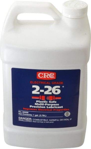 CRC - 1 Gal Bottle Nondrying Film Penetrant/Lubricant - Amber, 250°F Max, Food Grade - Industrial Tool & Supply