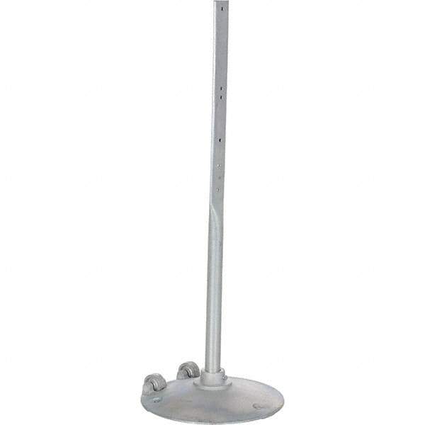 Vestil - 17-3/8" Wide x 48" High Sign Compatiblity, Steel Sign Stand - Silver - Industrial Tool & Supply