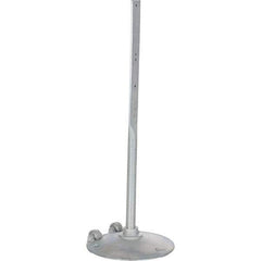 Vestil - 17-3/8" Wide x 48" High Sign Compatiblity, Steel Sign Stand - Silver - Industrial Tool & Supply