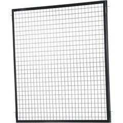 Vestil - 5' Long x 5' High, Black Hinged Door - Industrial Tool & Supply