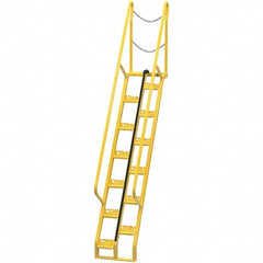 Vestil - Rolling & Wall Mounted Ladders & Platforms Type: Alternating Tread Stair Style: Tread Stair - Industrial Tool & Supply