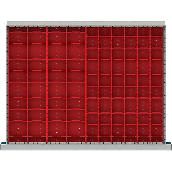 LISTA - 60-Compartment Drawer Divider Layout for 2.17" High Drawers - Industrial Tool & Supply