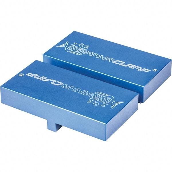 Piranha Clamp - Vise Jaw Sets Jaw Width (mm): 50.00 Set Type: Standard - Industrial Tool & Supply