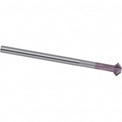 Magafor - 0.079" Cutter Head Diam, 0.024" Flat Width, Solid Carbide, Single Back Chamfer - Industrial Tool & Supply