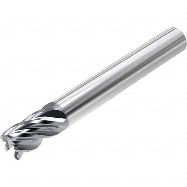 Niagara Cutter - 3/8" Diam 5 Flute Solid Carbide 3/64" Corner Radius End Mill - Industrial Tool & Supply